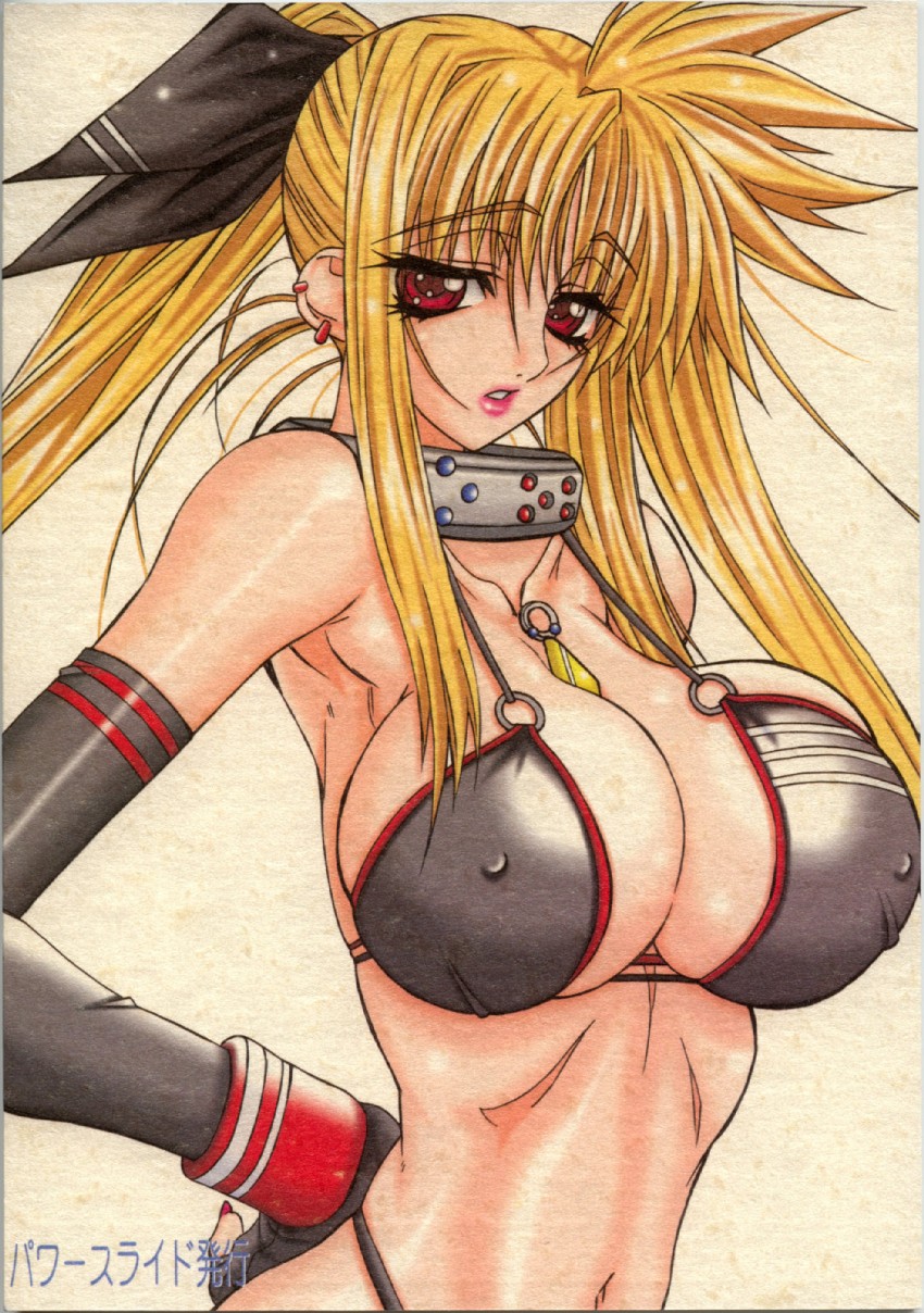 fate testarossa (lyrical nanoha and 1 more) drawn by power_slide