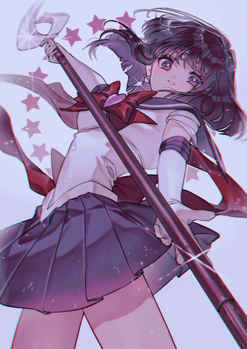 tomoe hotaru, sailor saturn, and super sailor saturn (bishoujo senshi sailor moon) drawn by hn_sit