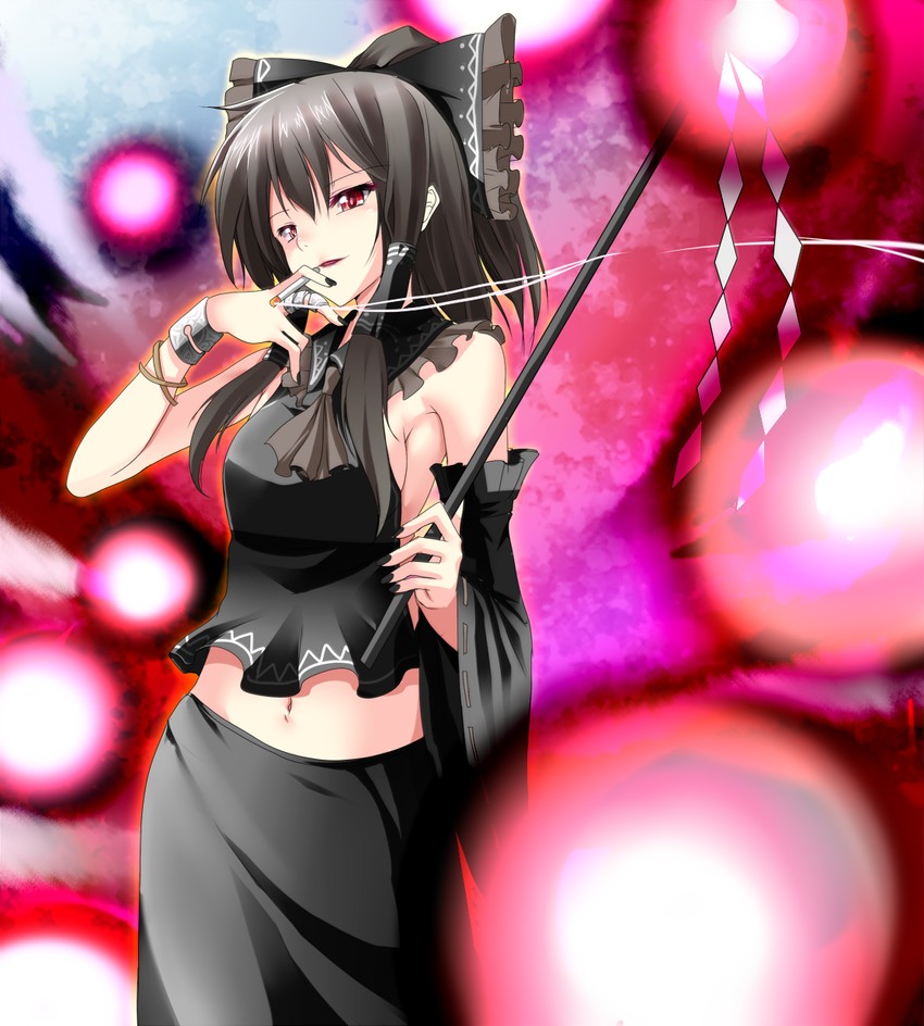 hakurei reimu and maga-reimu (touhou and 1 more) drawn by yuu_sagi