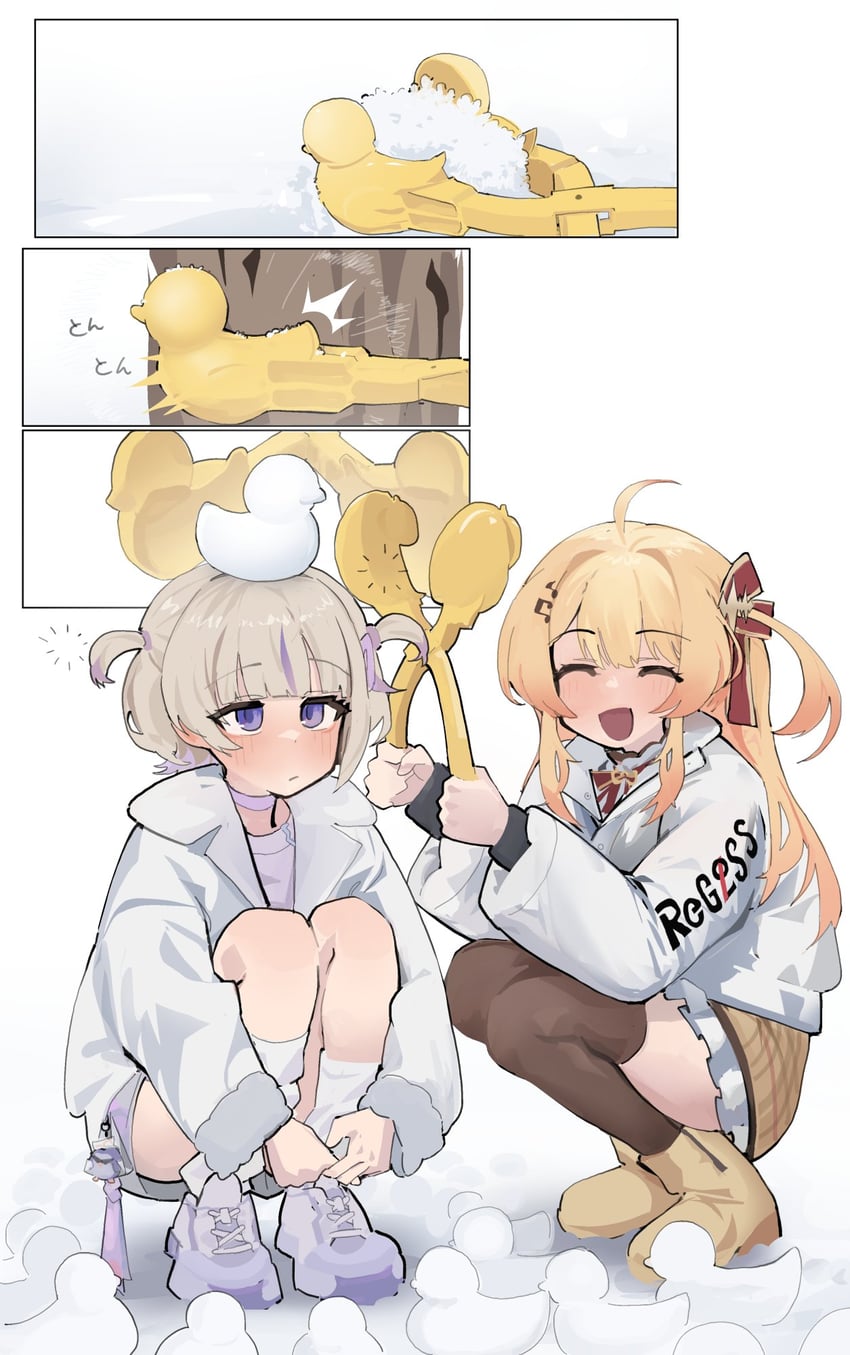 otonose kanade and todoroki hajime (hololive and 1 more) drawn by uingssi