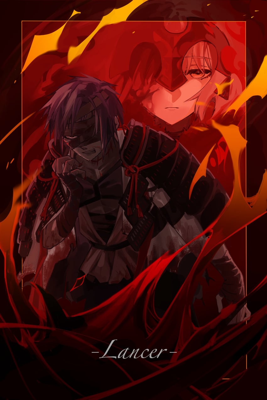 jeanne d'arc alter and chiemon (fate and 1 more) drawn by omame_korokor
