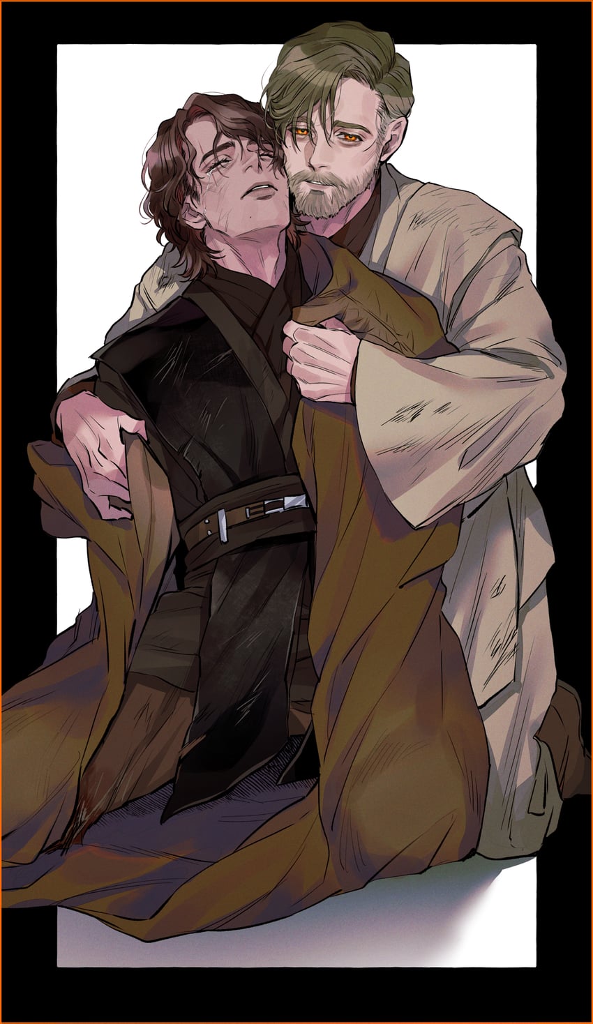obi-wan kenobi and anakin skywalker (star wars and 1 more) drawn by pensan