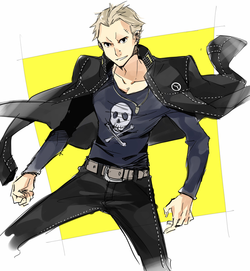 tatsumi kanji (persona and 1 more) drawn by yoshida_morohe