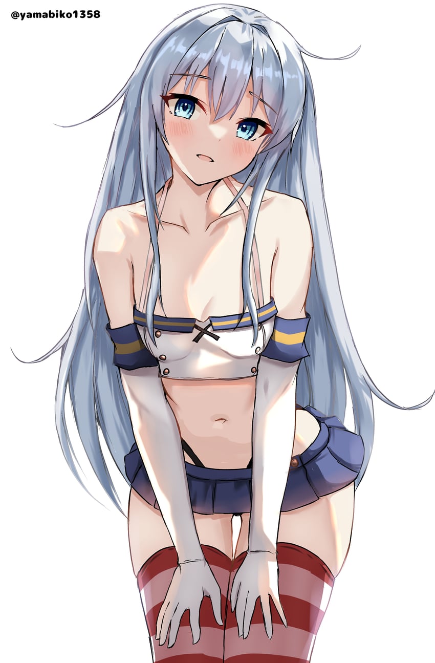 shimakaze and hibiki (kantai collection) drawn by mizuki_(uzuki_no_sato)