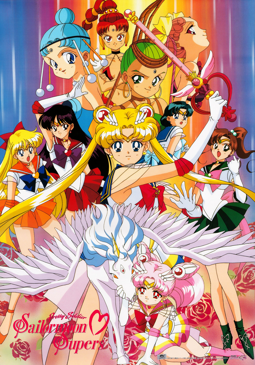 tsukino usagi, sailor moon, mizuno ami, aino minako, hino rei, and 18 more (bishoujo senshi sailor moon and 1 more)