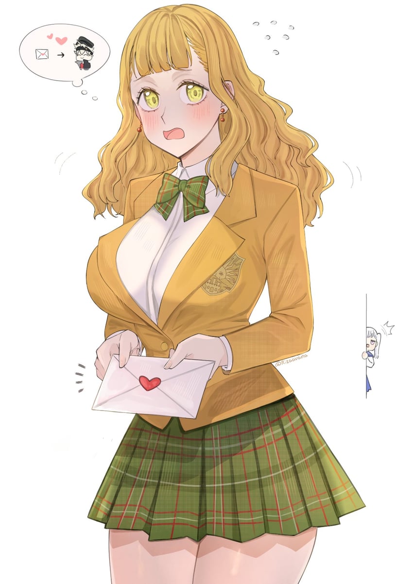 noelle silva and mimosa vermillion (black clover) drawn by rizaavana
