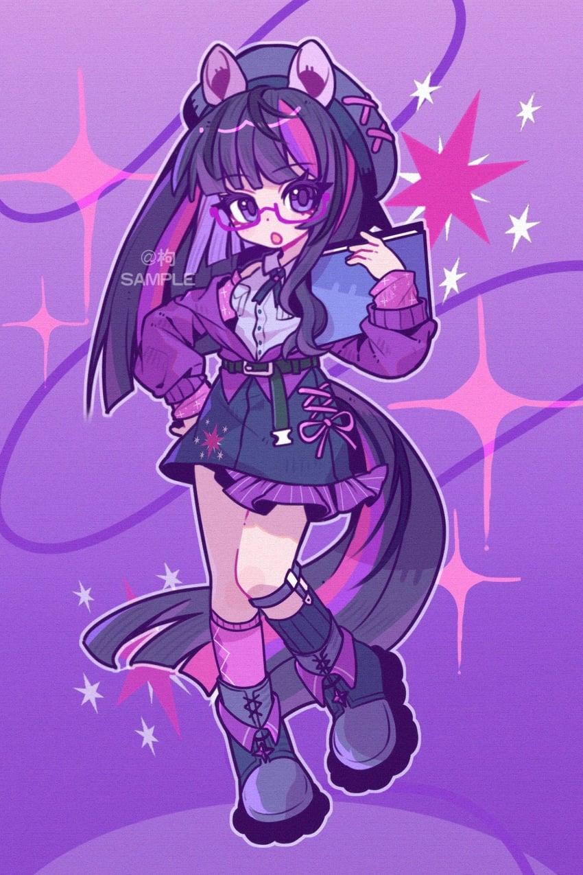 twilight sparkle (my little pony and 1 more) drawn by nicheng_quianleliao_baomixieyi