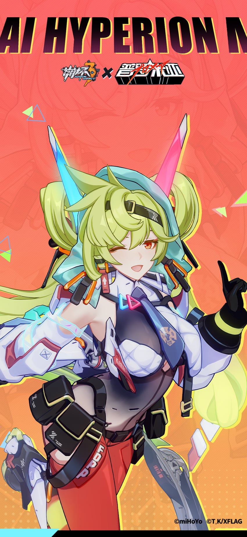 galo thymos and ai hyperion lambda (honkai and 2 more)