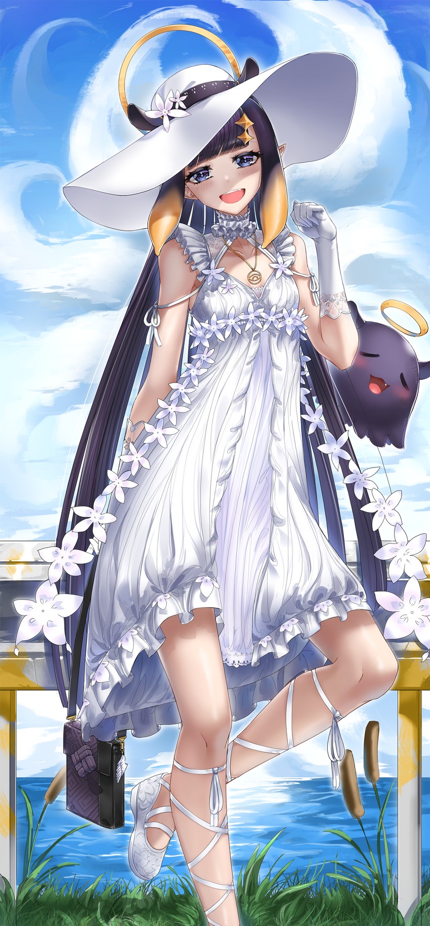 ninomae ina'nis, takodachi, and ao-chan (hololive and 1 more) drawn by casul