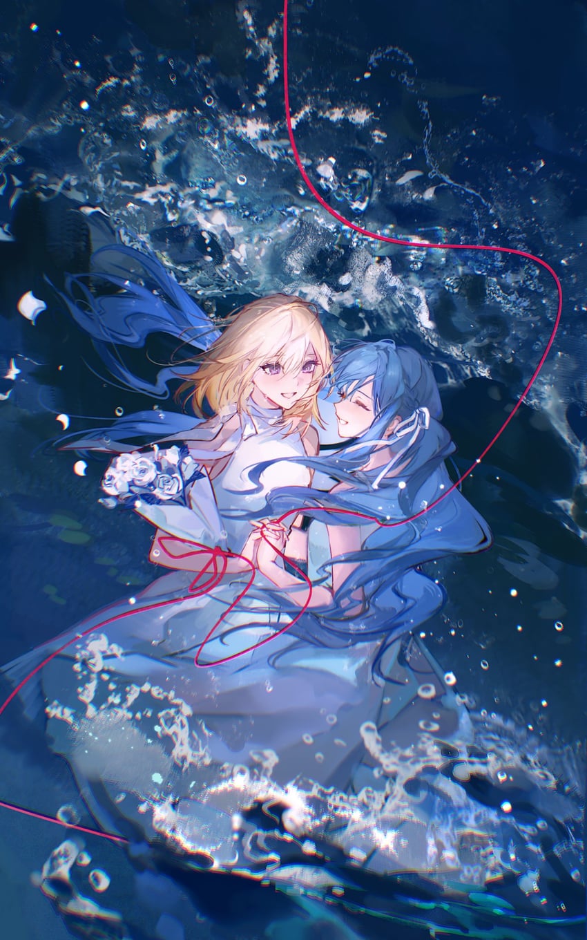 togawa sakiko and misumi uika (bang dream! and 1 more) drawn by sanmen