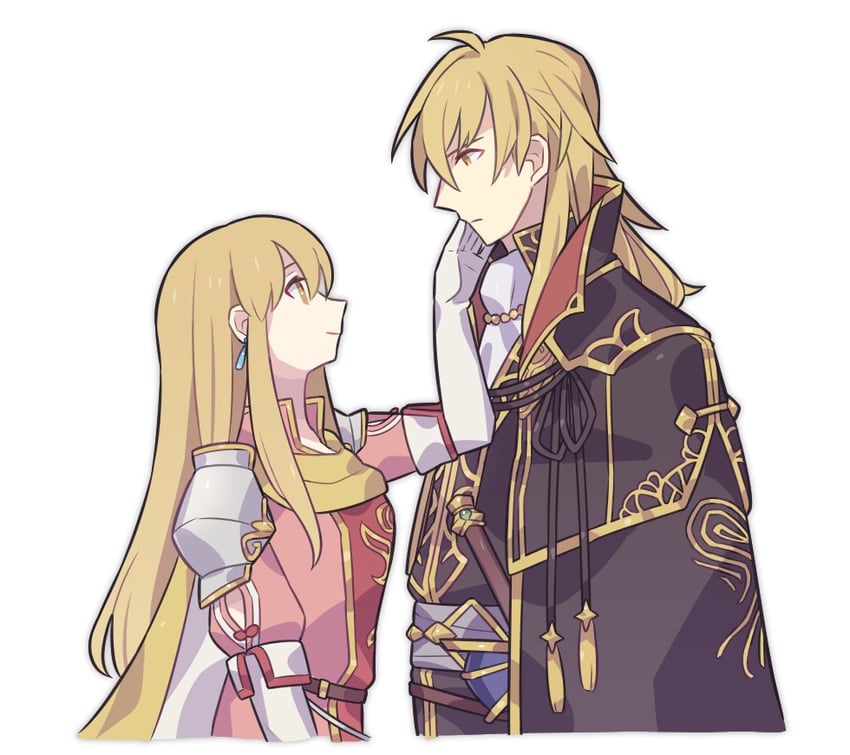 lachesis and ares (fire emblem and 1 more) drawn by haconeri