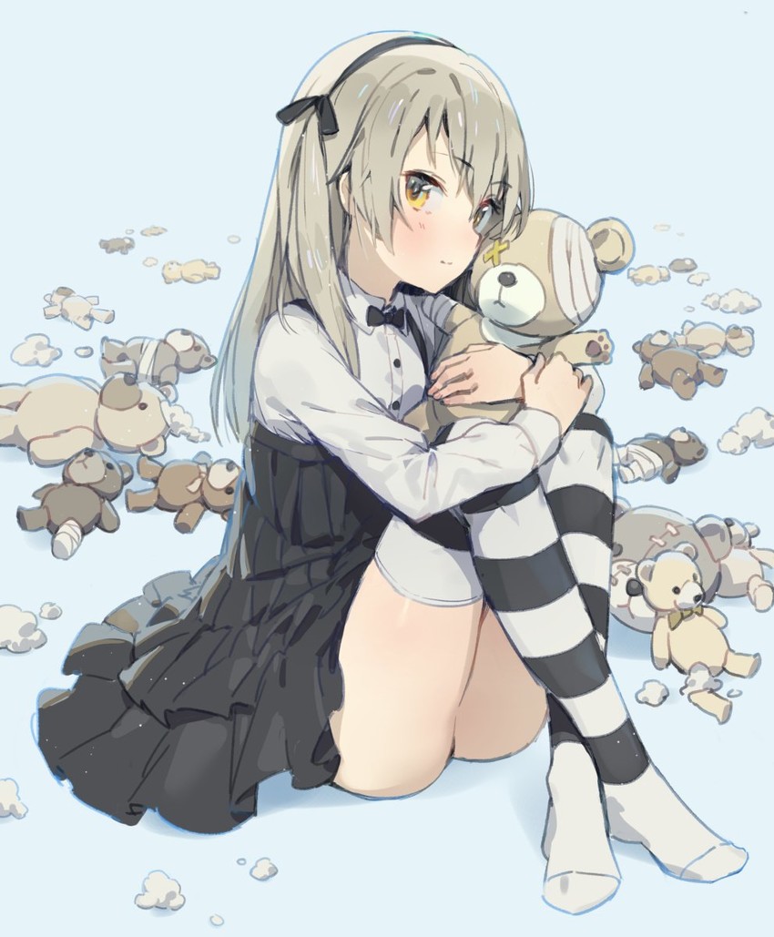 shimada arisu and boko (girls und panzer) drawn by ddal