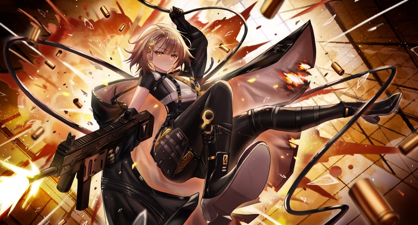vector (girls' frontline and 1 more) drawn by neet_kuu
