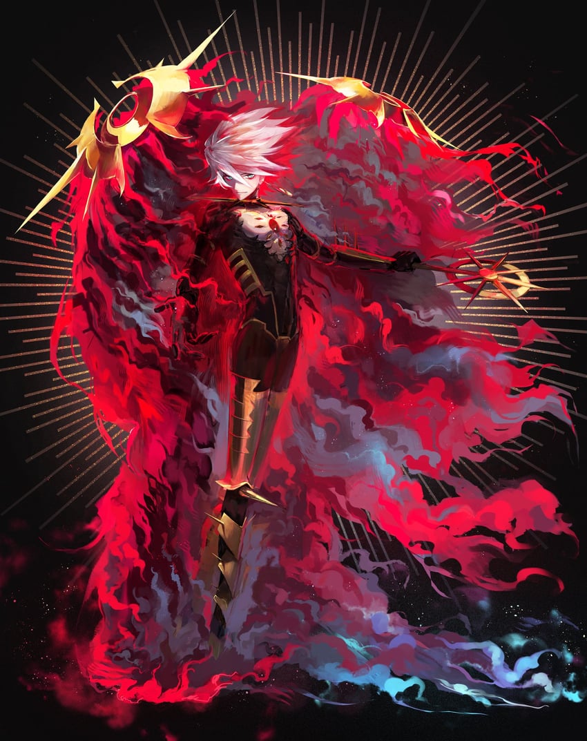 karna (fate and 1 more) drawn by jun_canopus