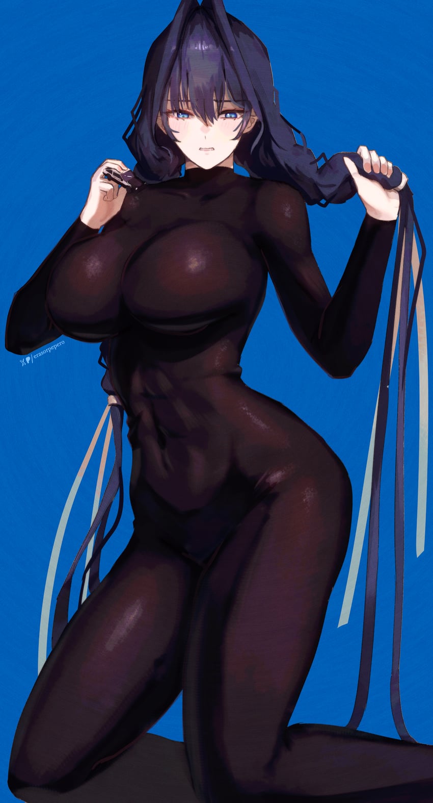 ouro kronii (hololive and 1 more) drawn by erasorpepero