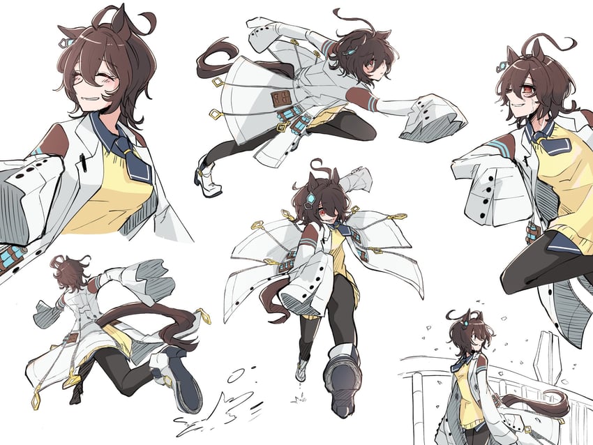agnes tachyon (umamusume) drawn by shiruko_(oshiruko)