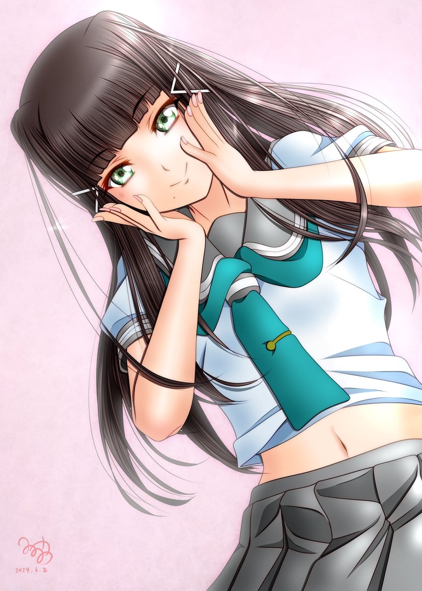 kurosawa dia (love live! and 1 more) drawn by minami_(vivace_re_373)