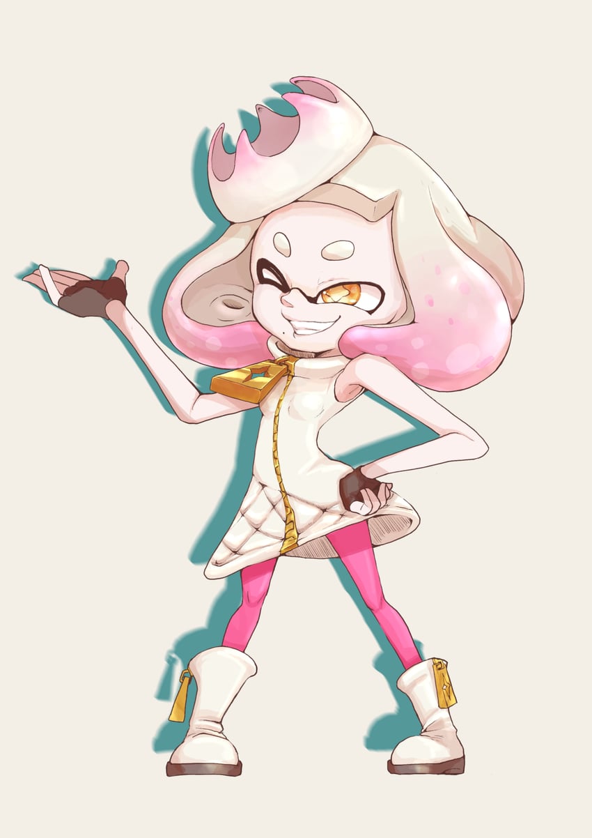 pearl (splatoon and 1 more) drawn by hitsuji_(pixiv2228990)