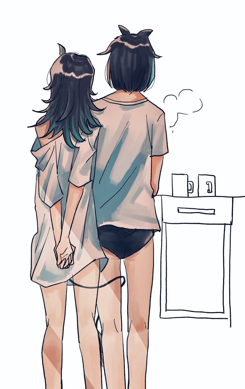shishio chris and oura rukako (nanashi inc.) drawn by amaotome