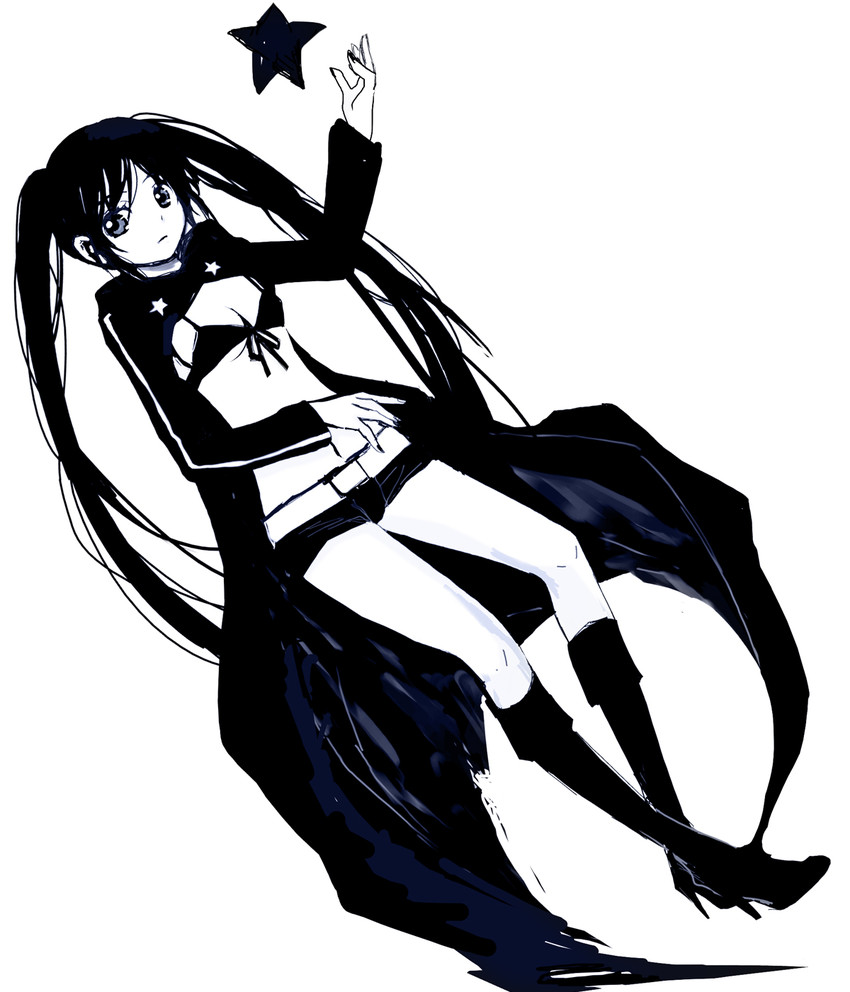 black rock shooter (black rock shooter) drawn by leonoor