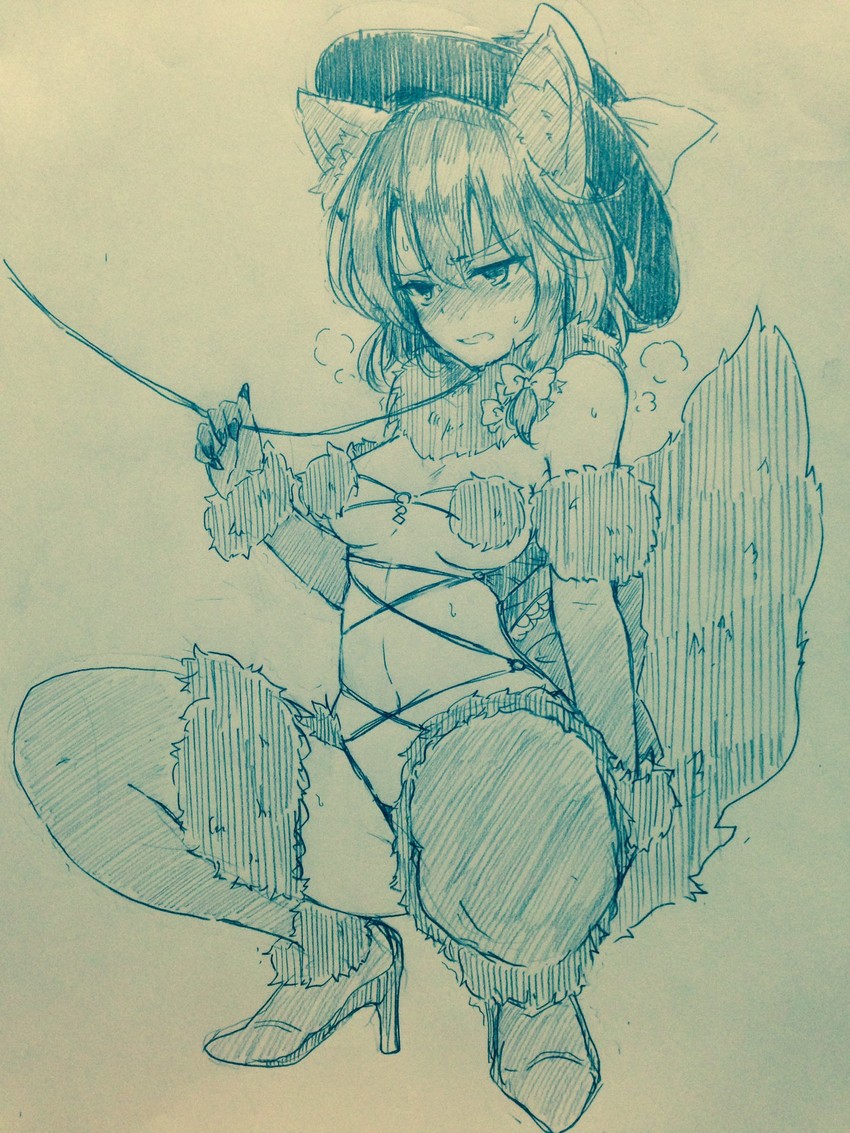 mash kyrielight and usami renko (touhou and 2 more) drawn by efukei