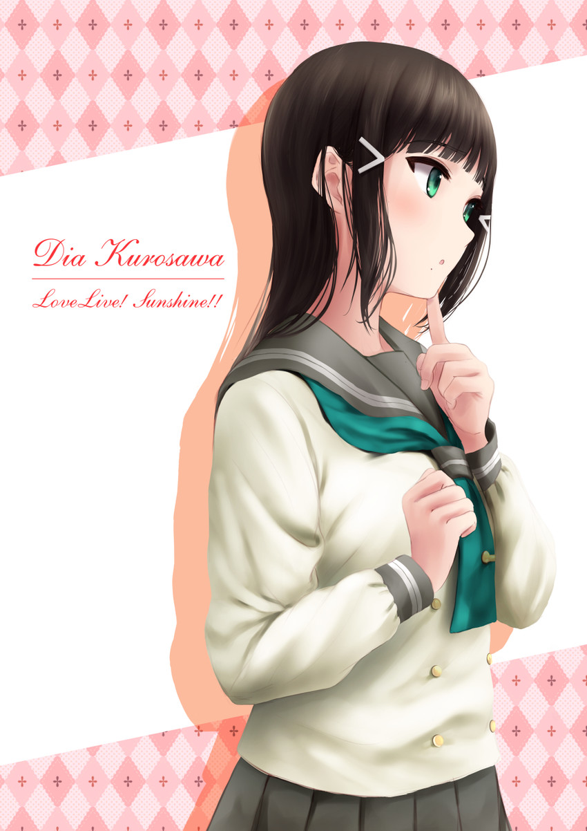 kurosawa dia (love live! and 1 more) drawn by papi_(papiron100)
