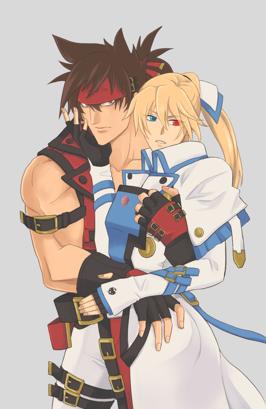 sol badguy and ky kiske (guilty gear and 1 more) drawn by amegafuru