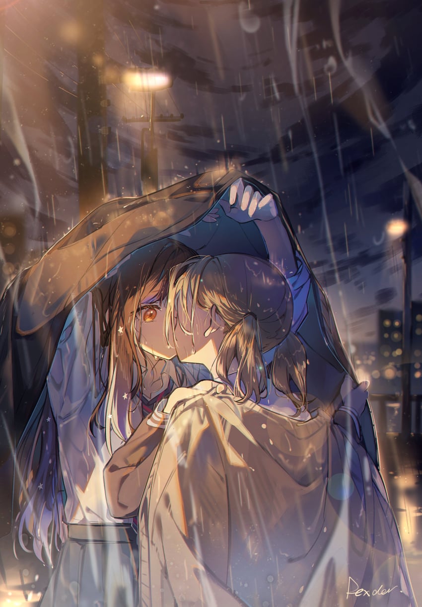 shiraishi an and azusawa kohane (project sekai) drawn by jingzhaowhale