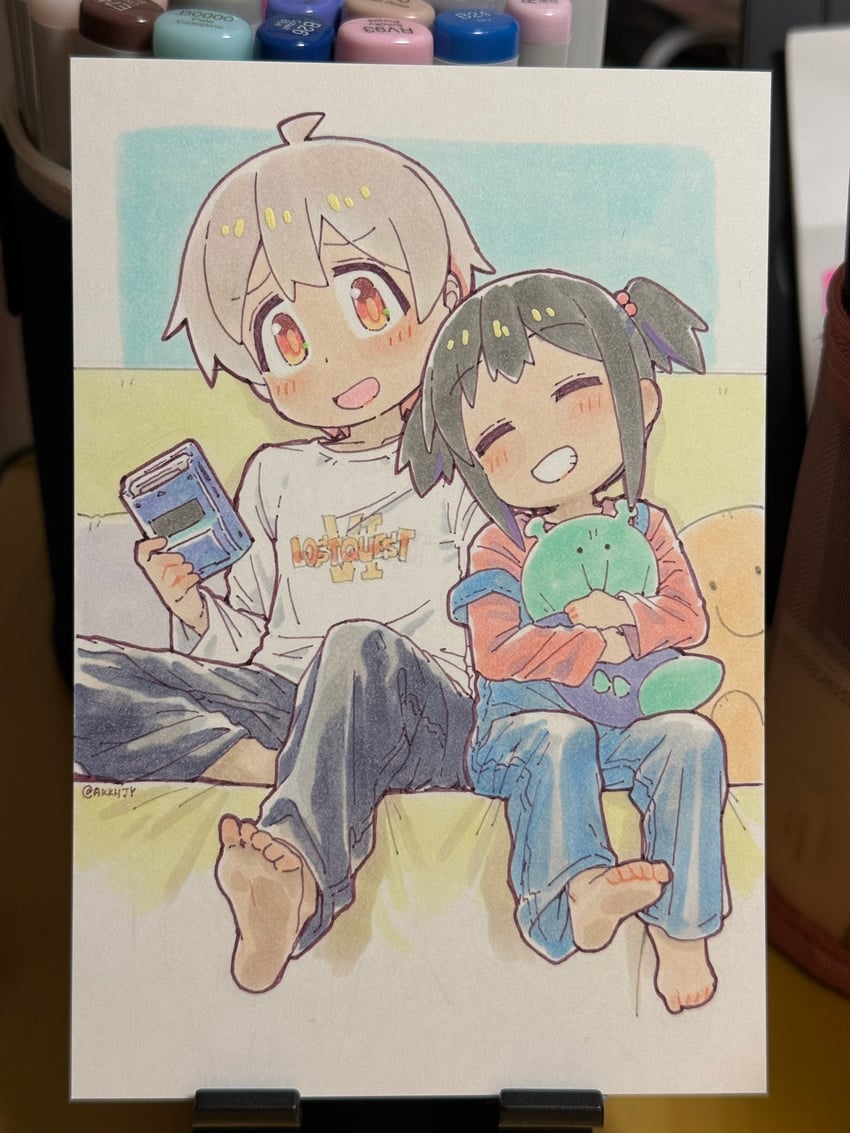 oyama mihari and oyama mahiro (onii-chan wa oshimai!) drawn by matado_(almukha)