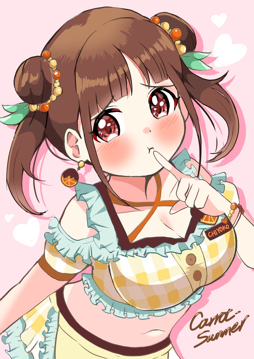 sonoda chiyoko (idolmaster and 1 more) drawn by carrot_summer