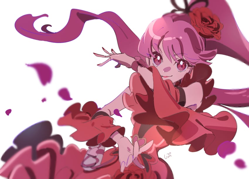 aino megumi and cure lovely (precure and 1 more) drawn by shipu_(gassyumaron)