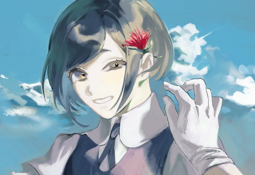 fukurai azami (toshi densetsu kaitai center) drawn by abbey_(sleepydrawing)