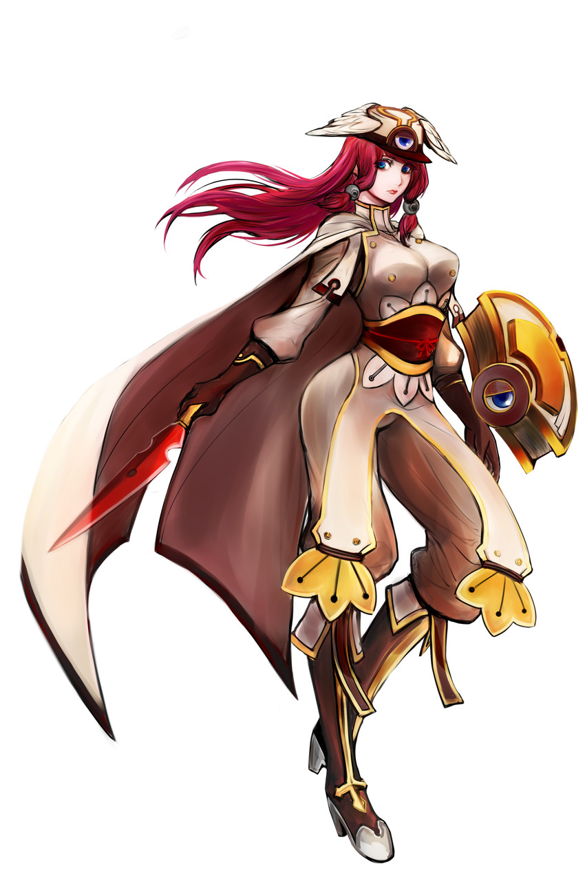 tsubaki yayoi (blazblue) drawn by early_type
