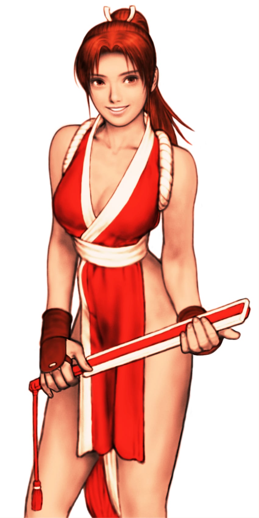 shiranui mai (fatal fury and 1 more) drawn by mori_toshiaki