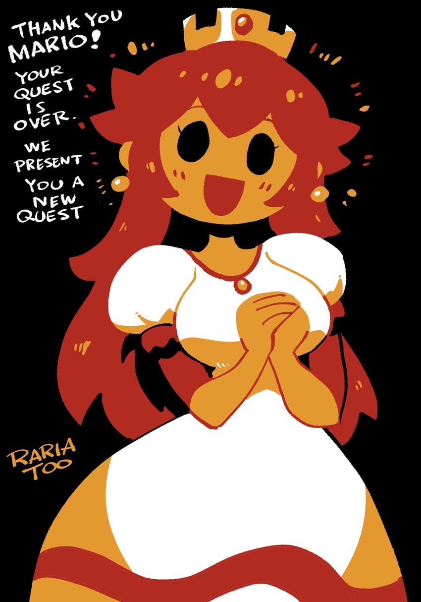 princess peach (mario and 1 more) drawn by rariatto_(ganguri)