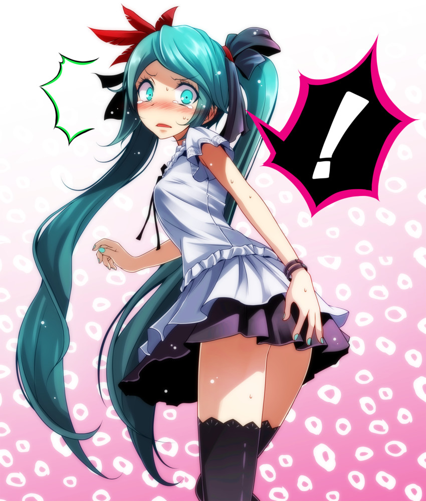 hatsune miku (vocaloid and 2 more) drawn by tsukishiro_saika