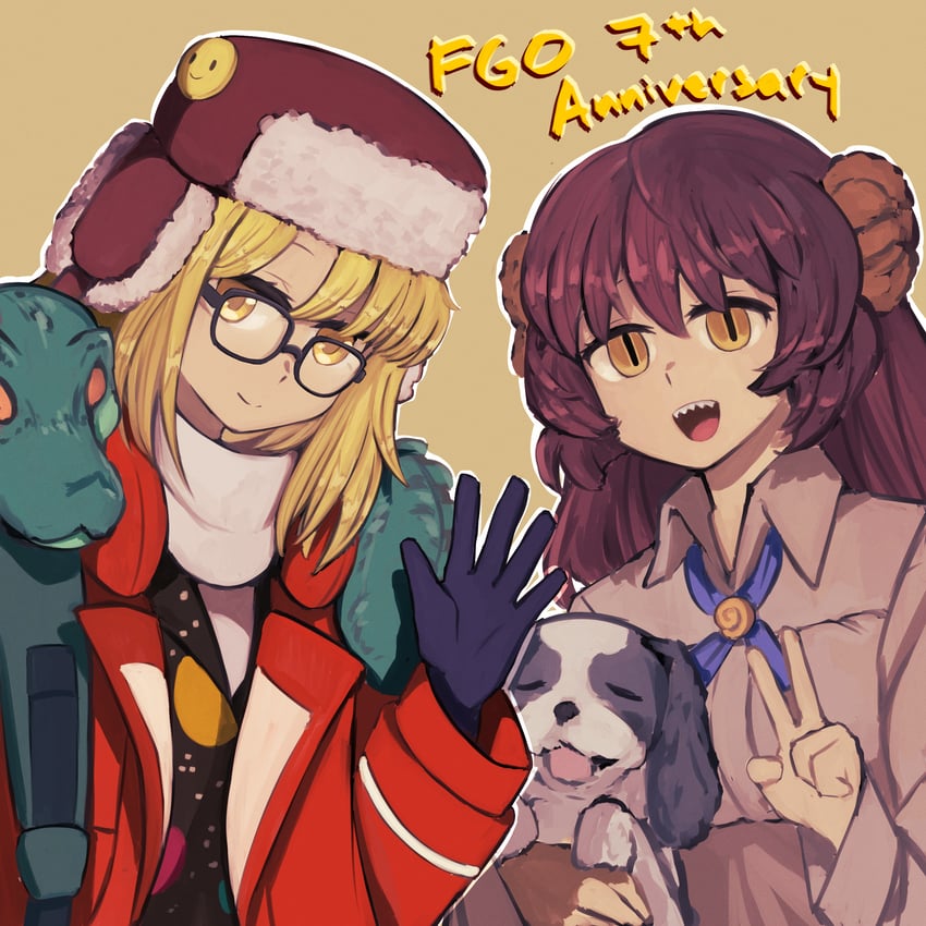 paul bunyan, mary anning, super bunyan, tray, and mike fink (fate and 1 more) drawn by salieri_22