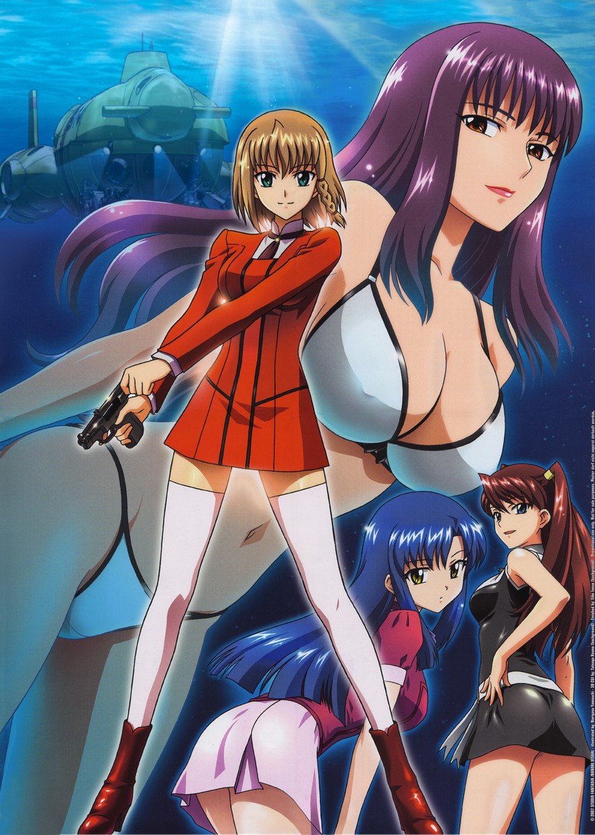 sumeragi aika, minamino karen, shingai eri, and nagisa risako (aika and 1 more) drawn by yamauchi_noriyasu