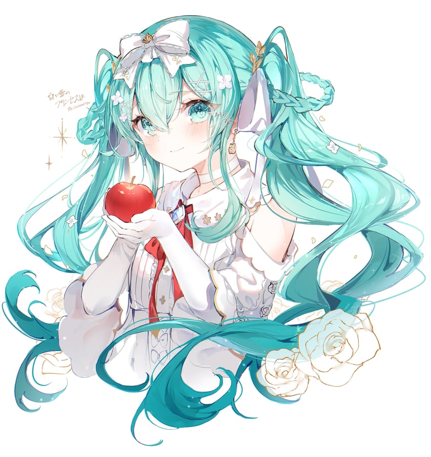 hatsune miku (vocaloid and 1 more) drawn by noyu_(noyu23386566)