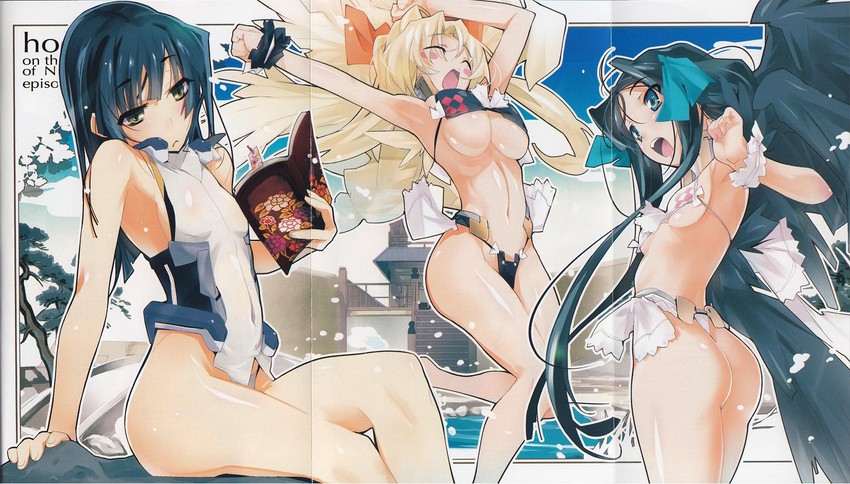 honda masazumi, margot knight, and malga naruze (kyoukaisenjou no horizon) drawn by satoyasu