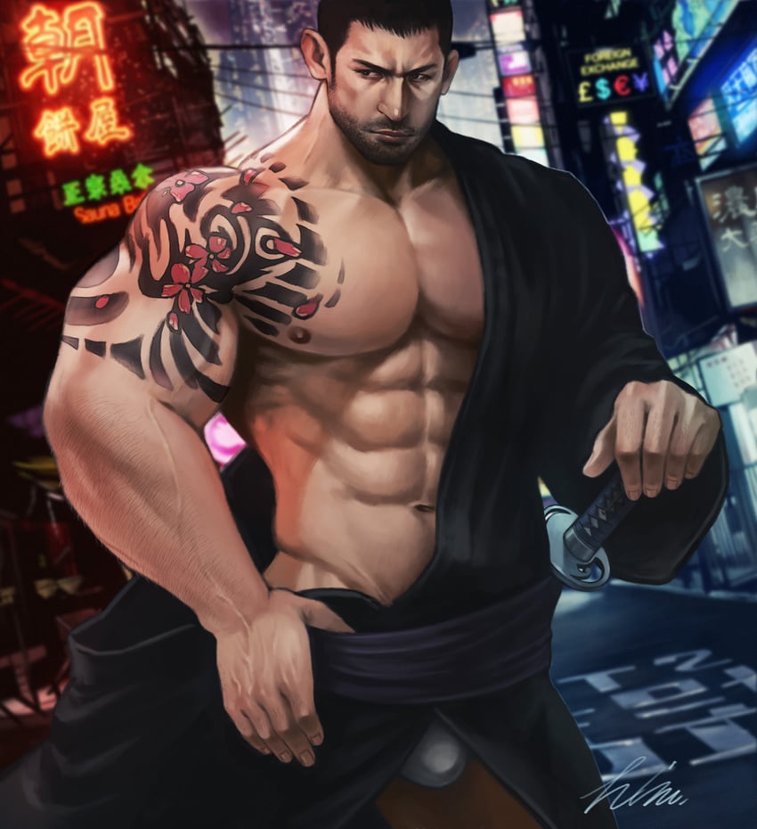 chris redfield (resident evil and 1 more) drawn by himura_(him-la)