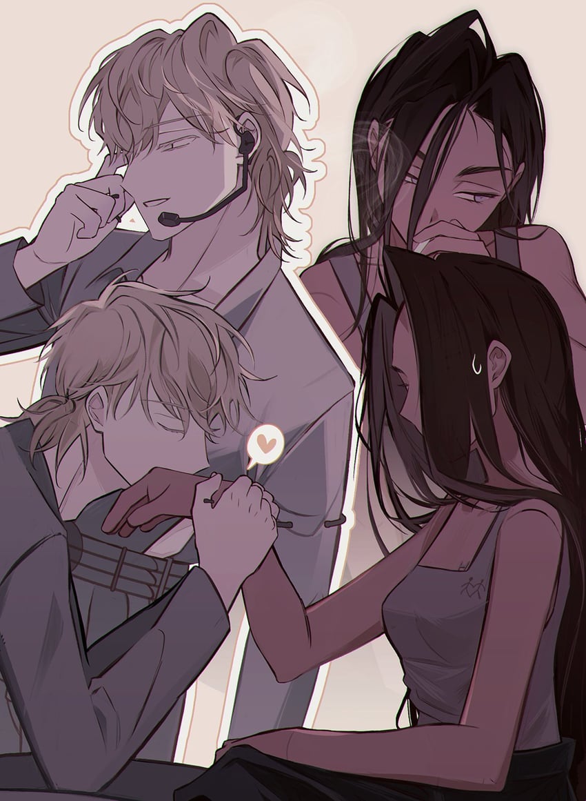 luka and hyuna (alien stage) drawn by s301t9