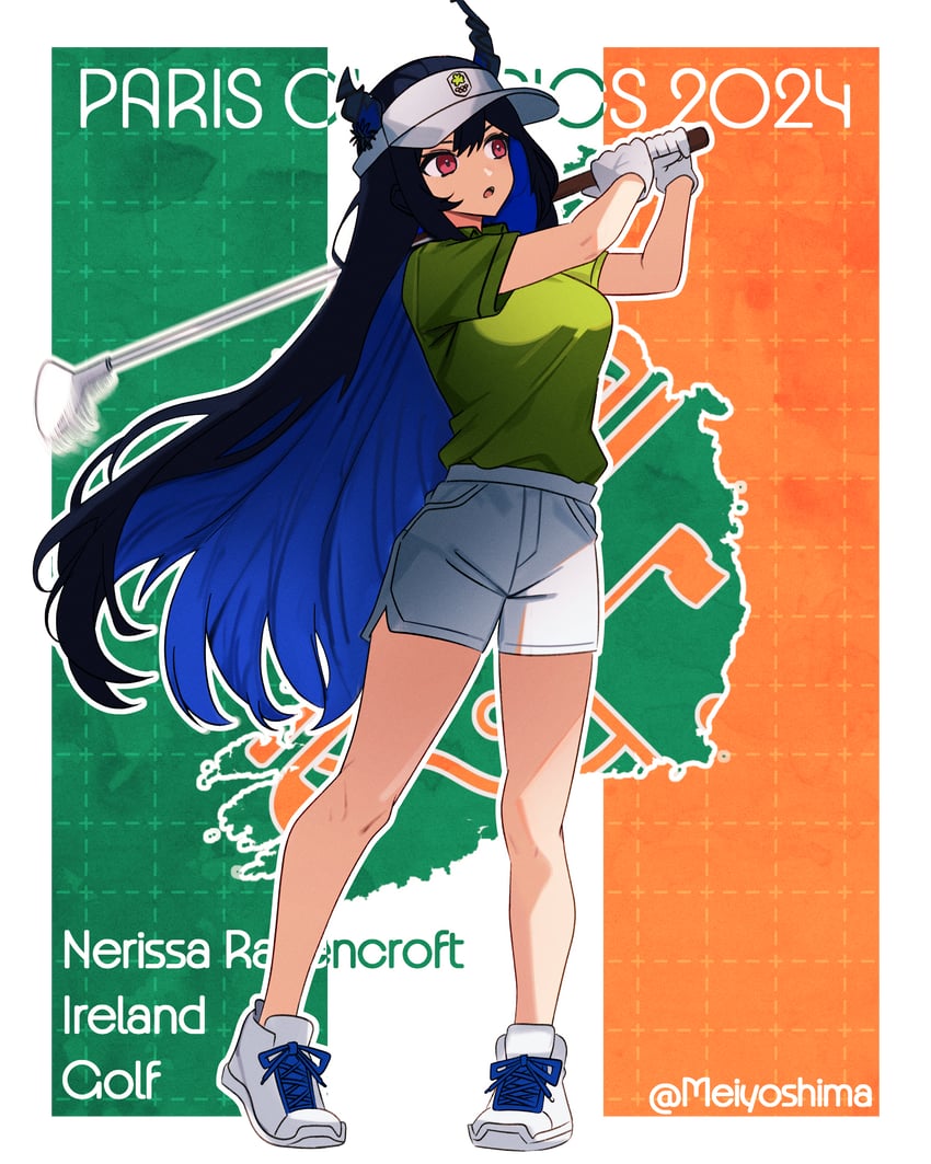nerissa ravencroft (hololive and 3 more) drawn by meiyoshima