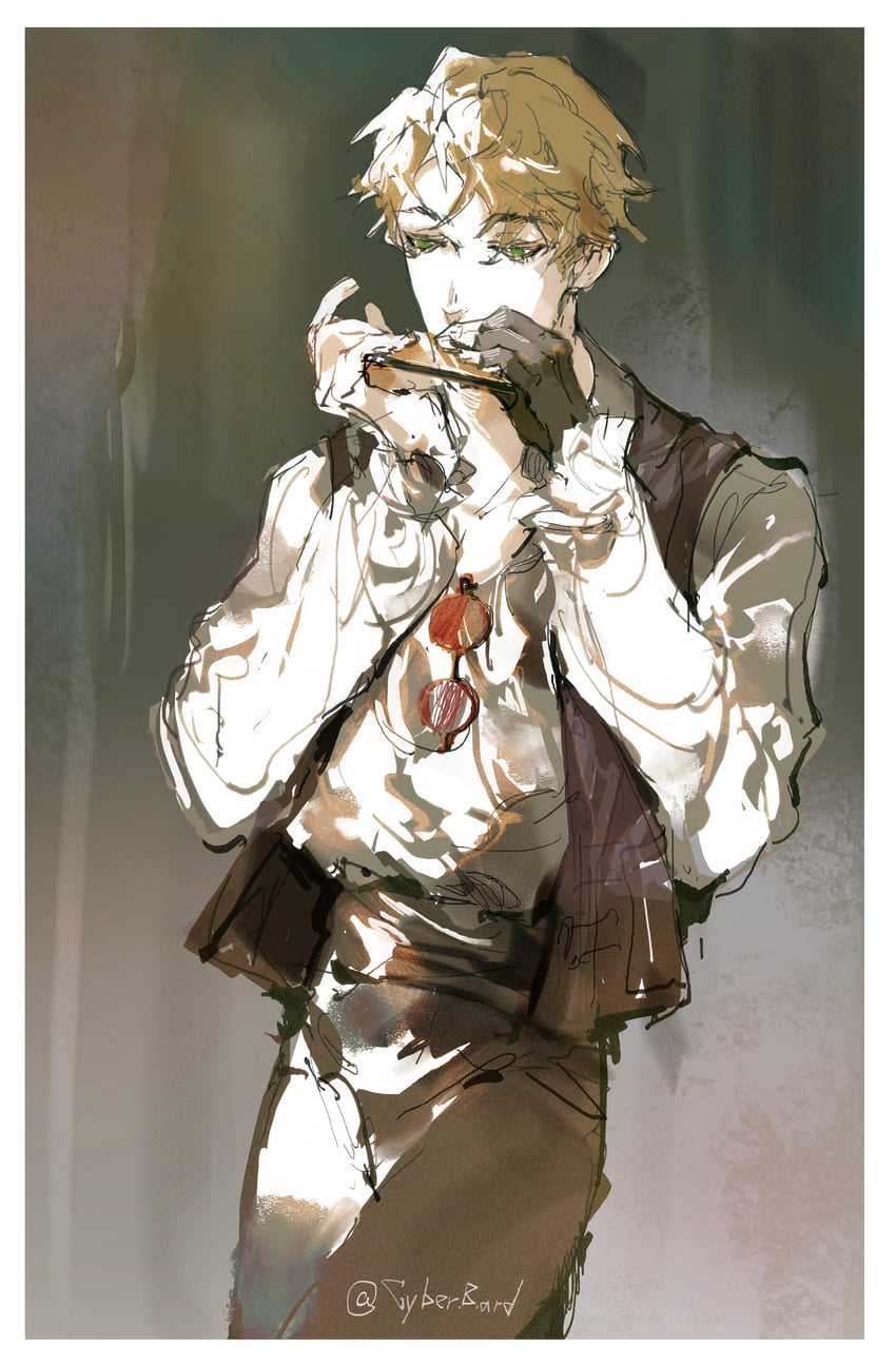 anderson hood (lord of the mysteries) drawn by saiboyinyoushiren20
