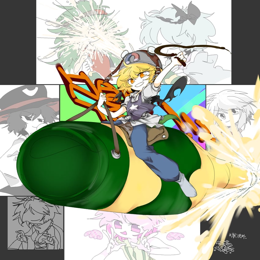 enraku tsubakura, zuifeng tenkai, fujiwara no iyozane, taira no fumikado, shion, and 1 more (len'en) drawn by ling_s