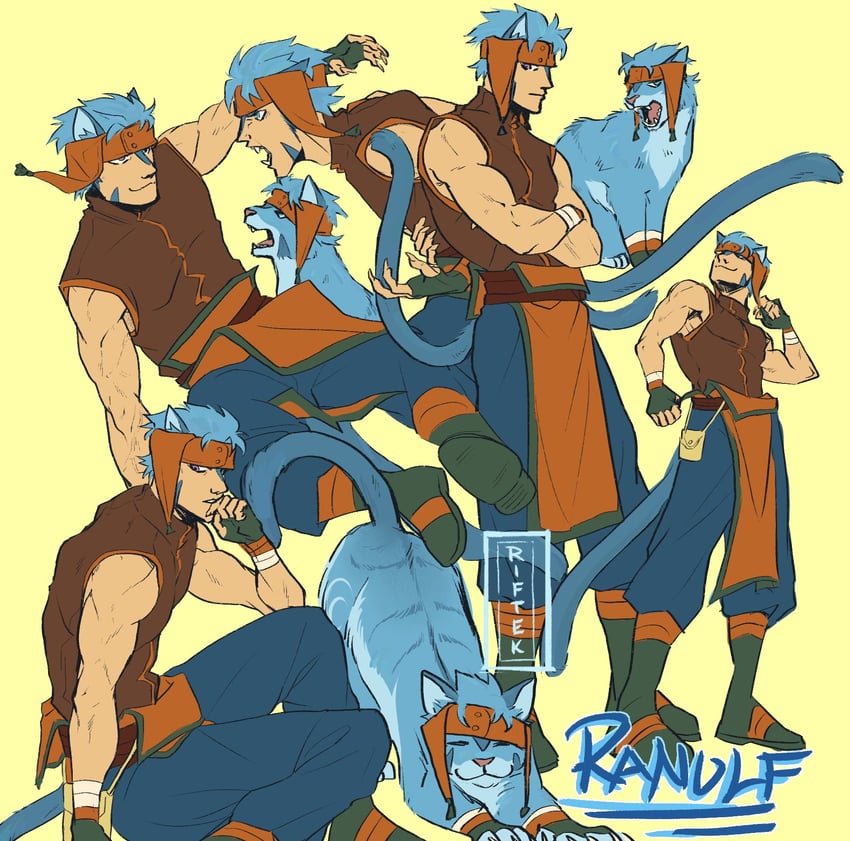 ranulf (fire emblem and 2 more) drawn by riftek