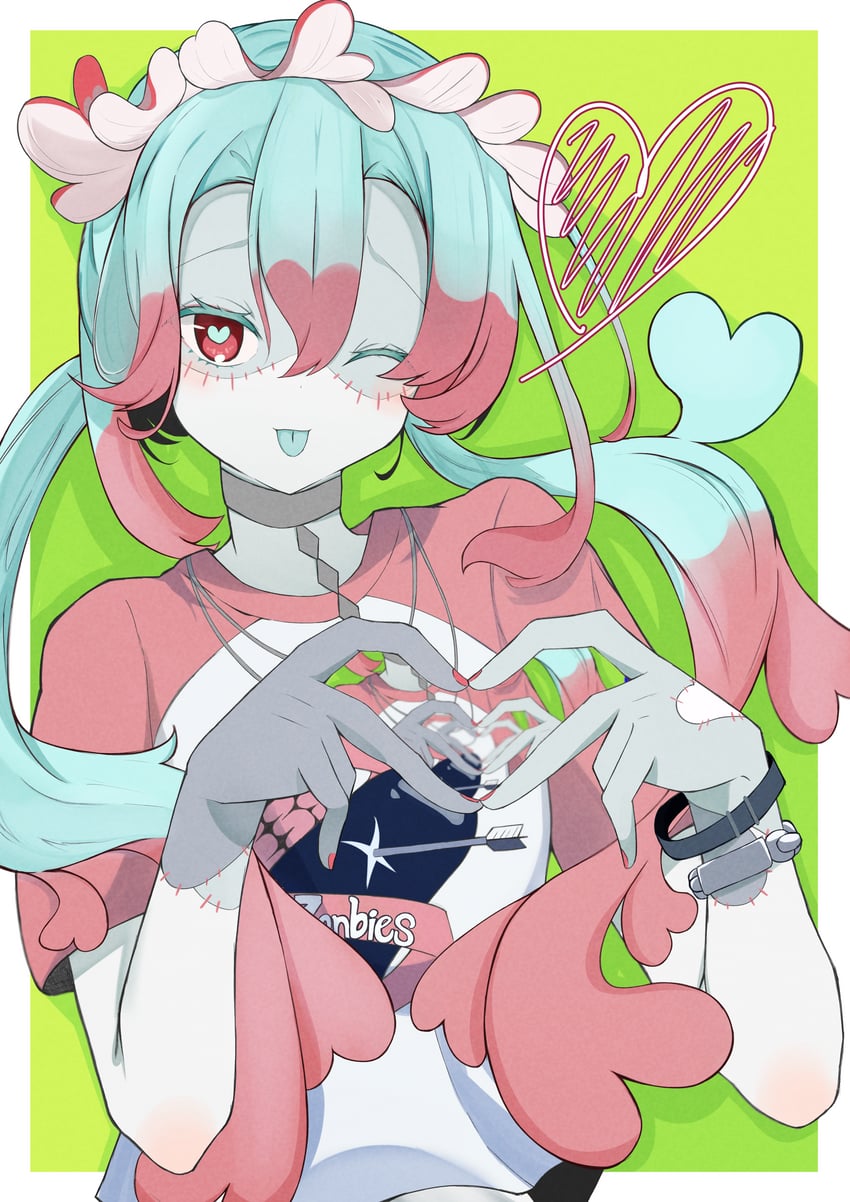hatsune miku (vocaloid and 1 more) drawn by okotoba_emaru