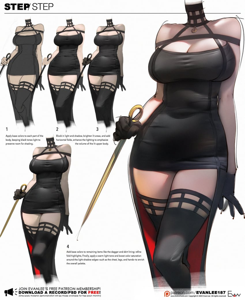 yor briar (spy x family) drawn by evan_lee