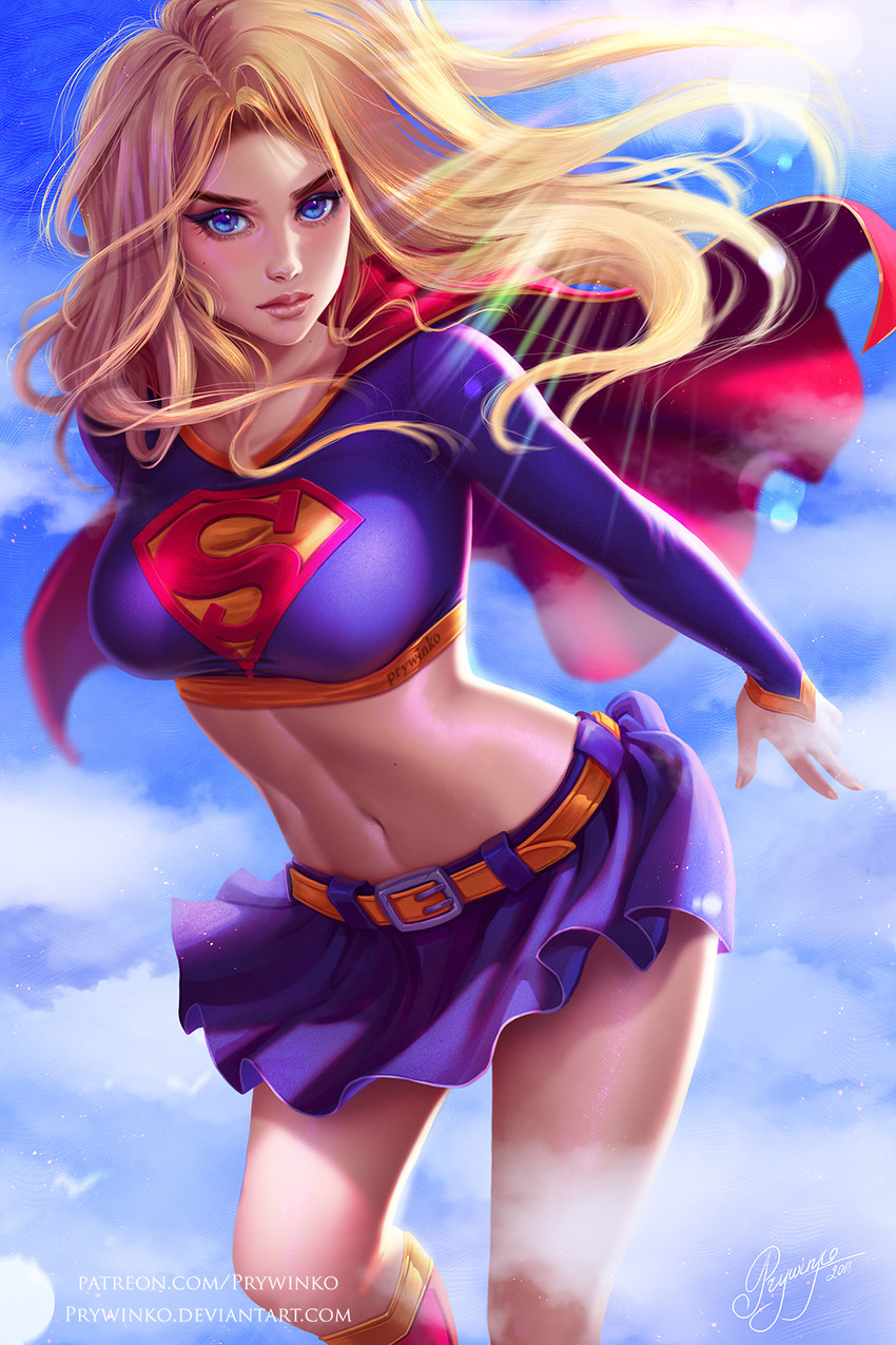 supergirl (dc comics and 1 more) drawn by prywinko