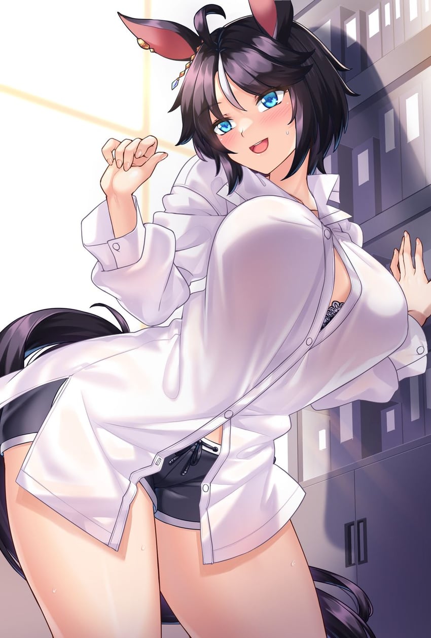 fuji kiseki (umamusume) drawn by shirokuma_a